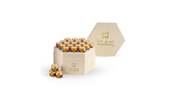Eid Gift Box 57 Jars 20 Grams each - Hatta Honey