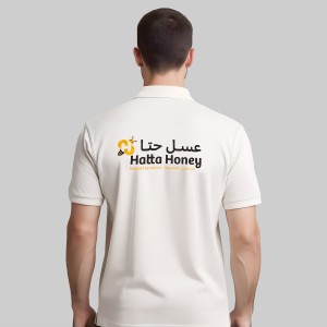 قميص بولو عسل حتا - الشعار الأيقوني